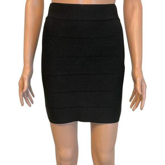 Bebe medium exposed zipper high waist bandage mini skirt SK 2951 - Picture 12 of 12